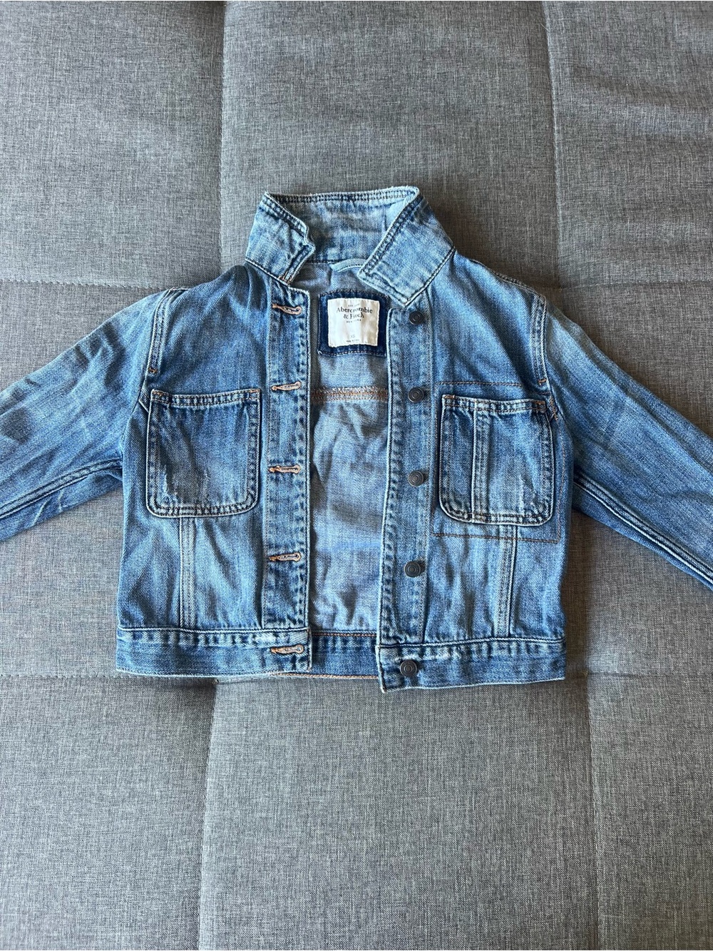 Abercrombie & Fitch Light Blue Denim Jacket